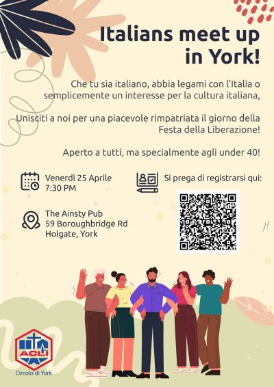 Italians meet up in York! - Circolo Acli di York (Inghilterra)