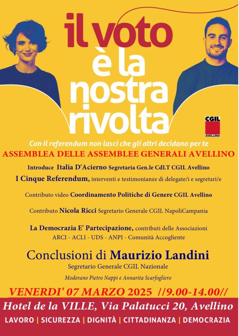 Il voto è la nostra rivolta - Acli Avellino (AV)