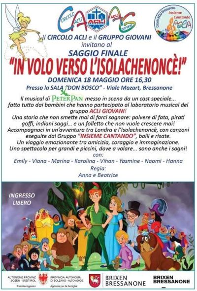 In volo verso l'isolachenoncè! - Circolo Acli Bressanone (BZ)