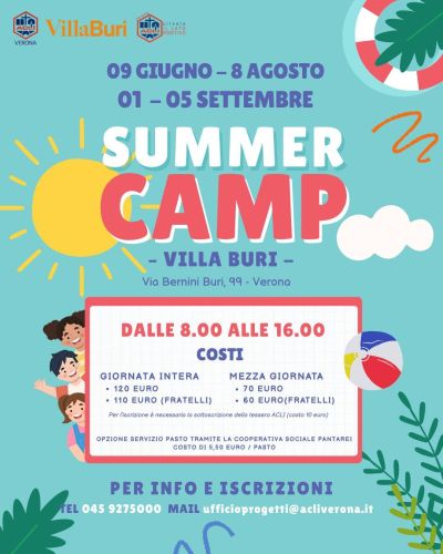 Summer Camp - Acli Verona e Circolo Acli Il Lato Positivo (Verona)