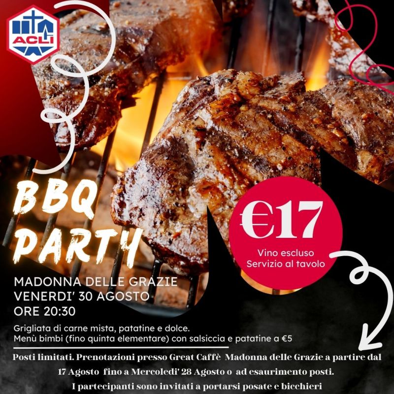 BBQ Party - Circolo Acli Madonna delle Grazie (CN)