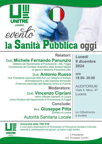 La Sanità Pubblica oggi - Acli Foggia (FG)