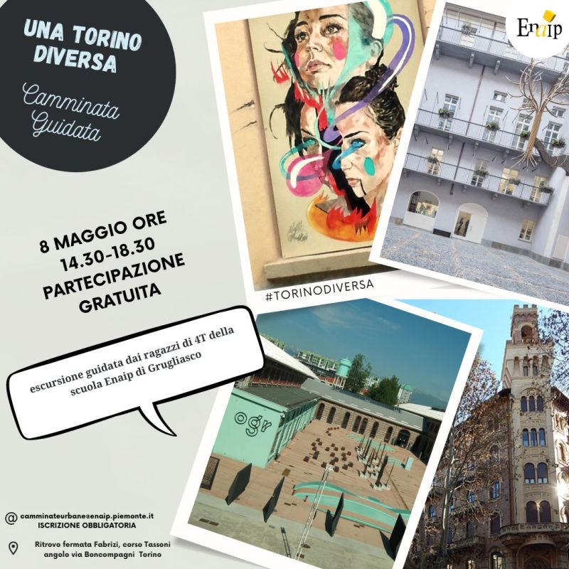 Una Torino Diversa: Murales & Liberty - Enaip Grugliasco (TO)