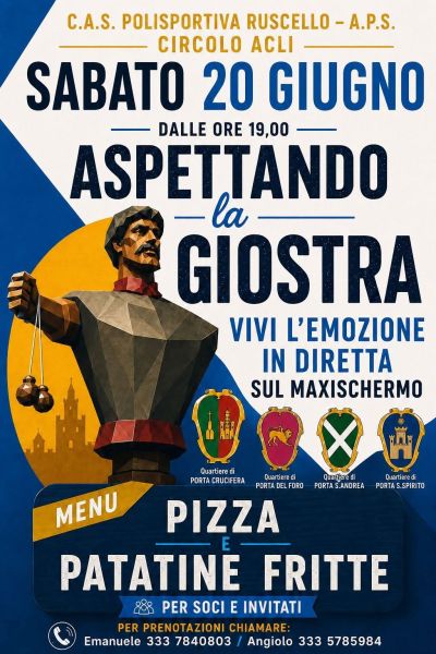 ASPETTANDO LA GIOSTRA - CIRCOLO ACLI RUSCELLO (AR)
