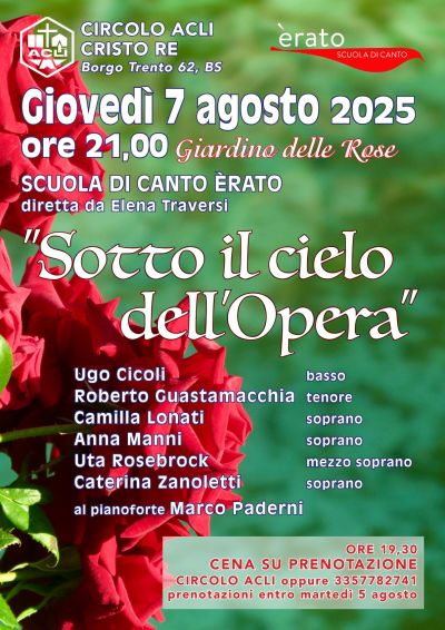 Sotto il cielo dell'Opera - Brescia - Circolo Acli Cristo Re (BS)