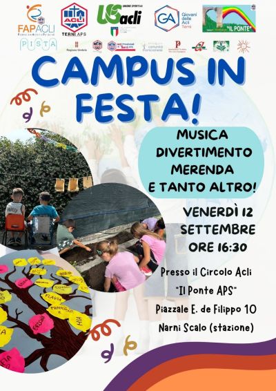 Campus in Festa - Terni - Acli Terni (TR)
