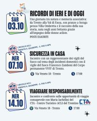 PROGRAMMA ACLI TRENTINE OTTOBRE - SICUREZZA IN CASA - TRENTO (TN) - ACLI TRENTO (TN)