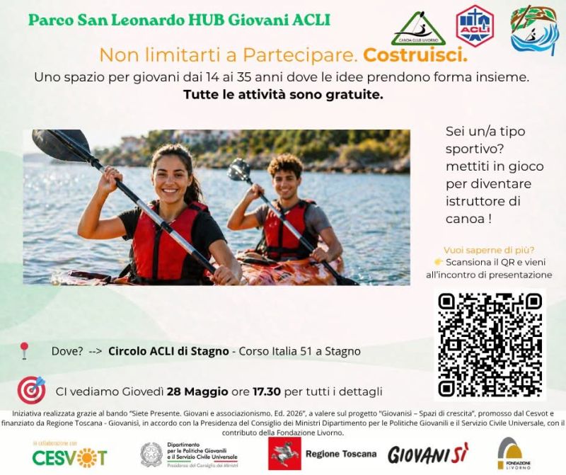 NON LIMITARTI A PARTECIPARE. COSTRUISCI - STAGNO (LI)