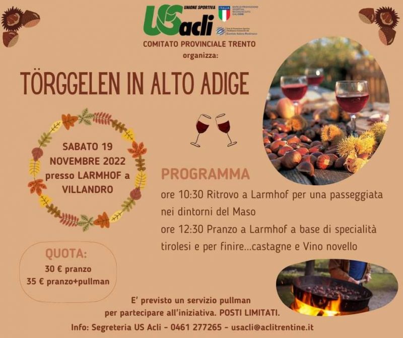 Törggelen in Alto Adige - US Acli Trento (TN)