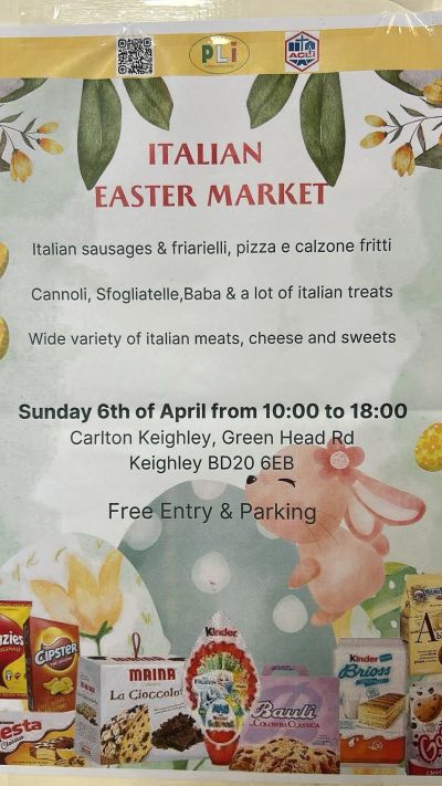 Italian Easter Market - Circolo Acli Keighley (Inghilterra)