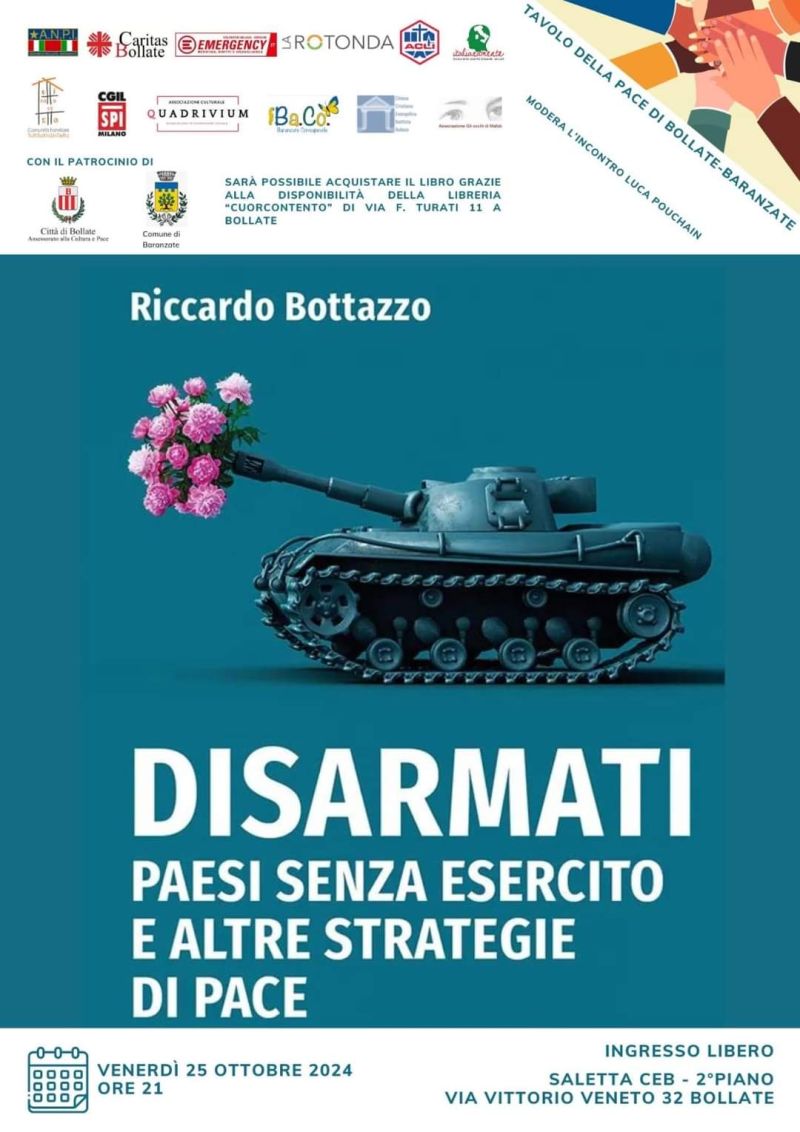 Disarmati: Paesi senza esercito e altre strategie di pace - Circolo Acli Bollate (MI)