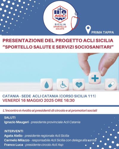 Presentazione "Sportello Salute e Servizi Sociosanitari" - Acli Sicilia