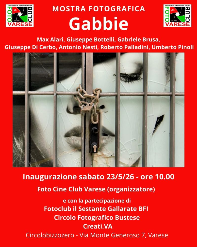 MOSTRA FOTOGRAFICA "GABBIE" - VARESE