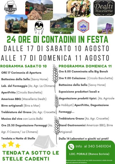 24 ore di contadini in festa - Circolo Acli Banchetta (GE)