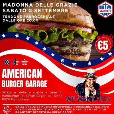 American Burger Garage - Circolo Acli Madonna delle Grazie (CN)