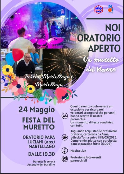 Noi Oratorio Aperto: Un Muretto da Vivere - Circolo Acli Martellago (VE)