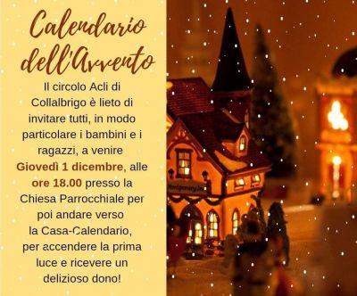 Calendario dell&#039;avvento - Circolo Acli Collalbrigo (TV)