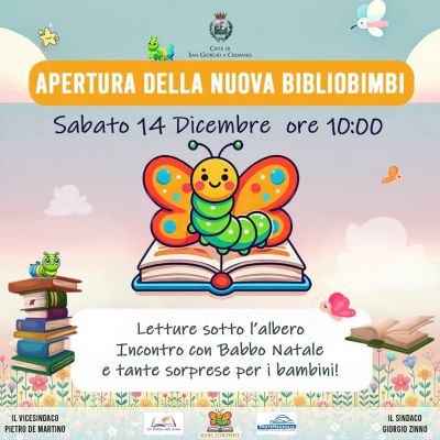 Apertura della nuova Bibliobimbi - La Bottega delle parole affiliata Acli Napoli (NA)