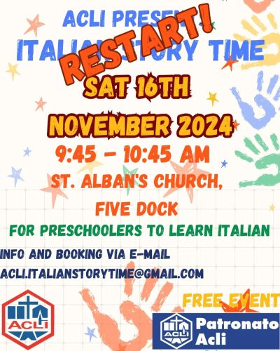 Italian Story Time - Acli Australia