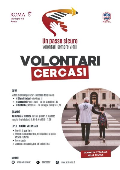 Un paso sicuro: Cercasi volontari - Roma - Acli Roma (RM)