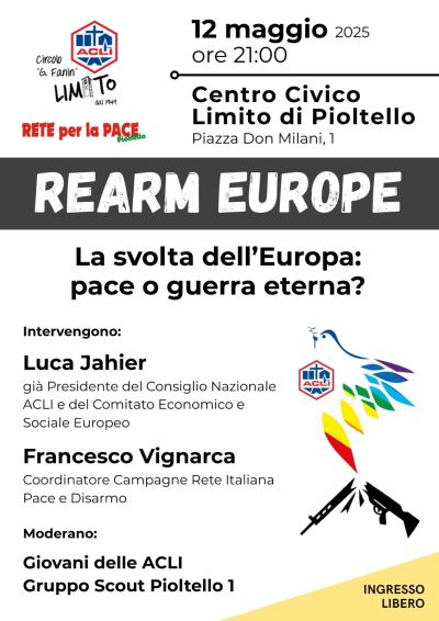 La svolta dell'Europa - Circolo Acli Limito Pioltello (MI)