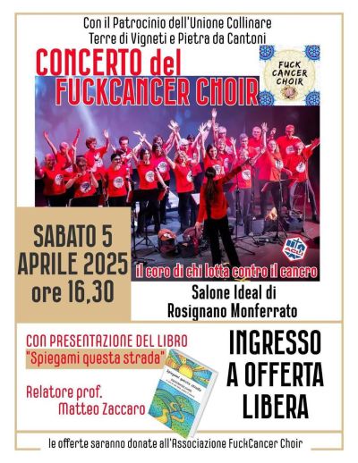 Concerto: Il coro di chi lotta contro il cancro - Circolo Acli FuckCancer Choir (AL)