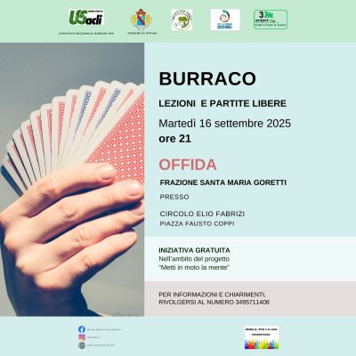 Burraco: Lezioni e Partite Libere - Offida - US Acli Marche
