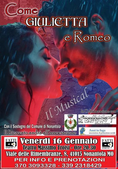 COME GIULIETTA E ROMEO, IL MUSICAL - NONANTOLA (MO)