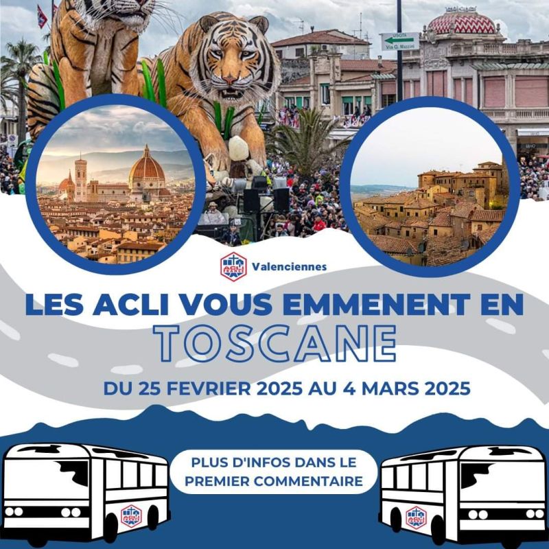 Les Acli Vous Emment en Toscane - Acli Valenciennes (Francia)