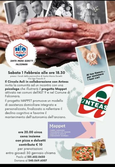 Presentazione del progetto Mappet - Circolo Acli Falconara (AN)