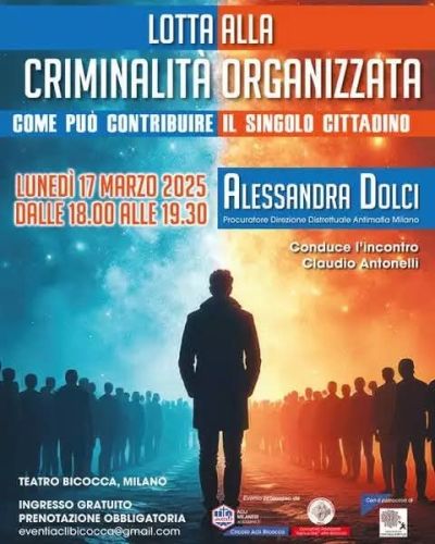 Lotta alla criminalità organizzata: il ruolo del singolo cittadino - Circolo Acli Bicocca (MI)