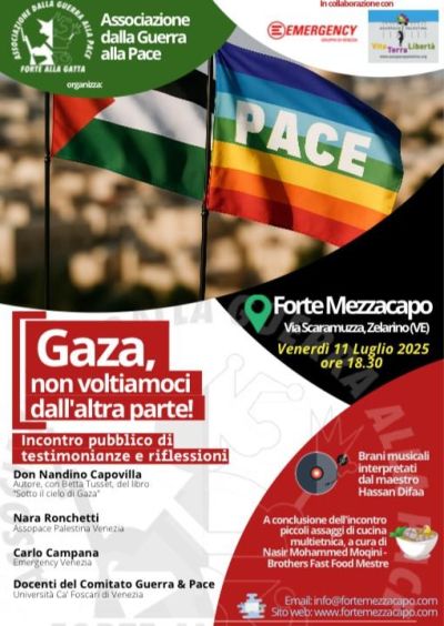 Gaza, non voltiamoci dall'altra parte - Zelarino (VE) - Acli Venezia (VE)