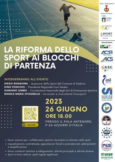La riforma dello sport ai blocchi di partenza - US Acli Padova (PD)