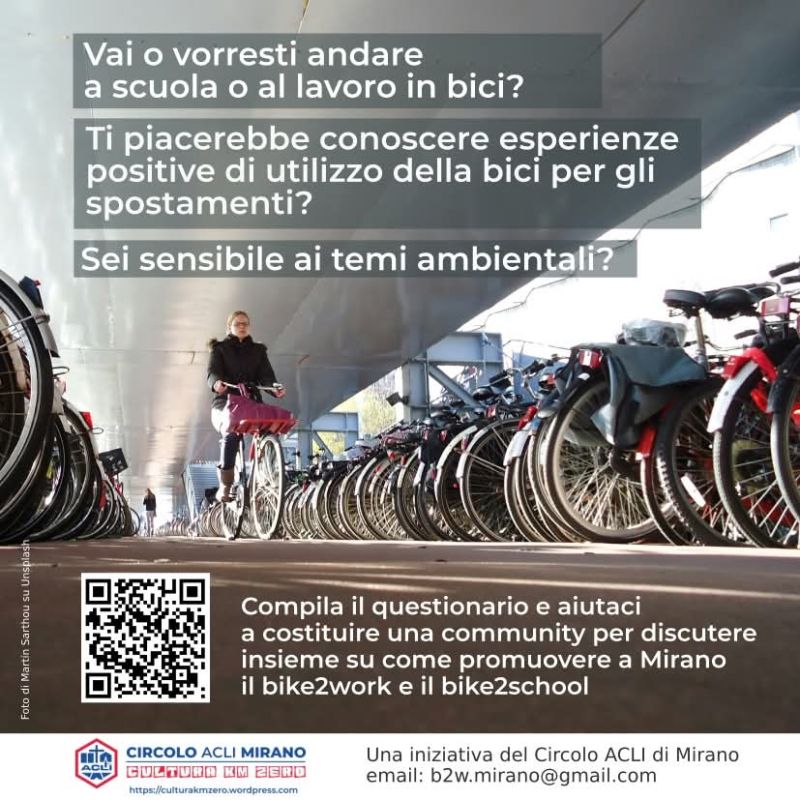 COMMUNITY BIKE2WORK E BIKE2SCHOOL A MIRANO (VE) - CIRCOLO ACLI MIRANO (VE)