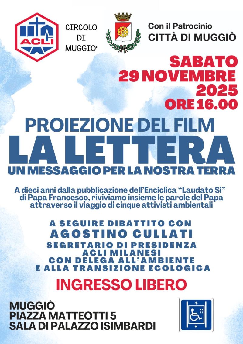 Proiezione film "La lettera" - Muggiò (MI) - Circolo Acli Muggiò (MI)