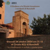 Il Sindaco e la Giunta incontrano i residenti di Roncitelli - Circolo Acli Roncitelli (AN)