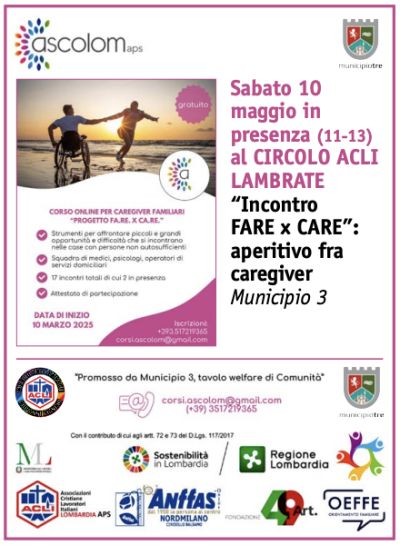 Fare x Care - Circolo Acli Lambrate (MI)