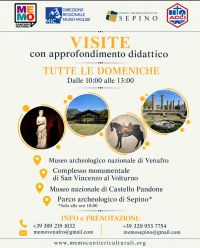 ATTIVITÀ CULTURALI DI OTTOBRE - VISITE CON APPROFONDIMENTO DIDATTICO - SEPINO (CB) - ASS. MEMO AFF. ACLI MOLISE