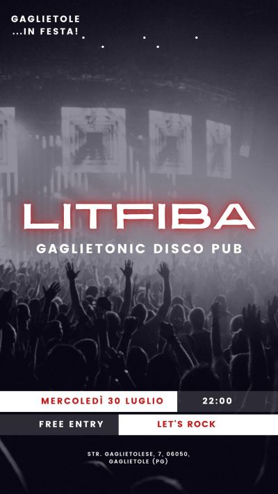 Gaglietole in festa: Litfiba - Gaglietole (PG) - US Acli Gaglietole