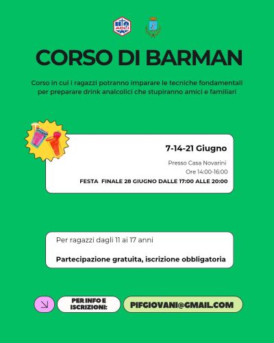 Corso di Barman - Acli Verona (Verona)