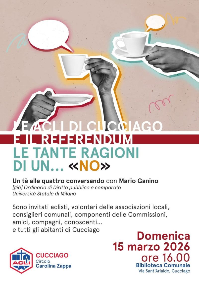LE TANTE RAGIONI DI UN "NO" - CUCCIAGO (CO) - CIRCOLO ACLI CUCCIAGO (CO)