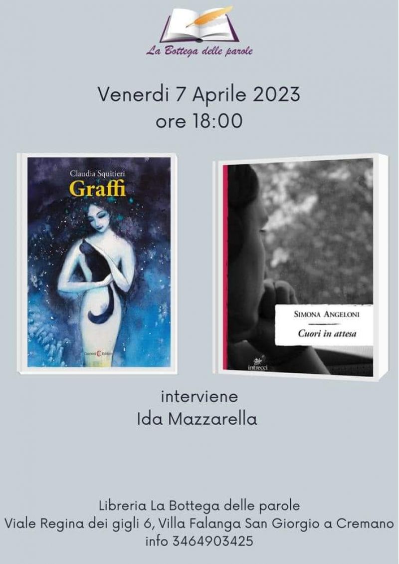 Presentazione libri &quot;Graffi&quot; e &quot;Cuori in attesa&quot; - Ass &quot; La Bottega delle parole&quot; aff. Acli Napoli (NA)