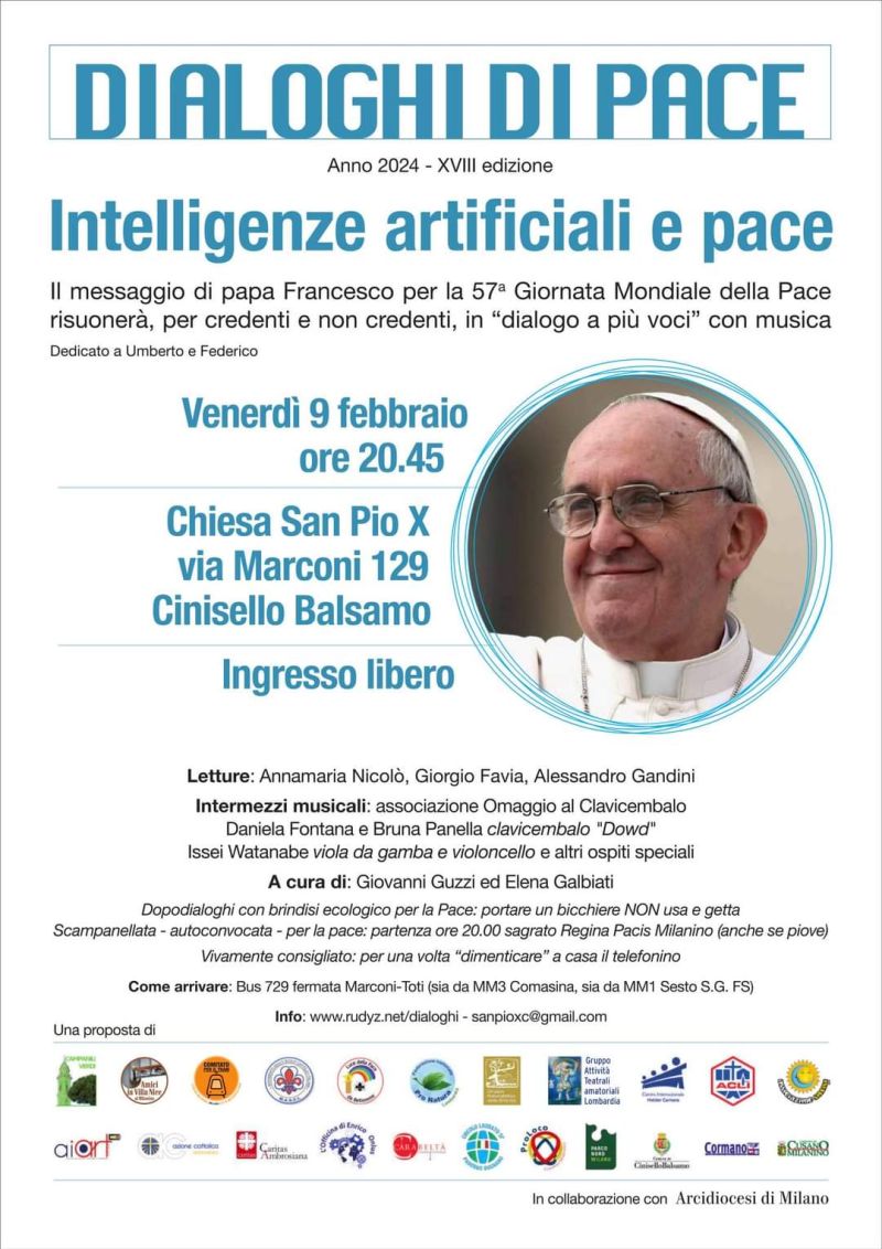 Dialoghi di Pace: Intelligenze artificiali e pace - Zona Acli Nord Milano (MI)