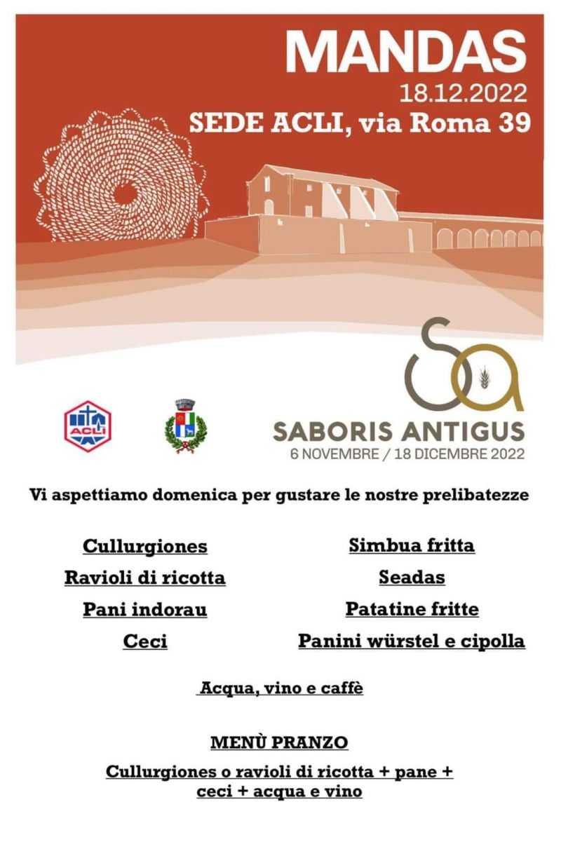 Saboris Antigus - Circolo Acli Mandas (CA)