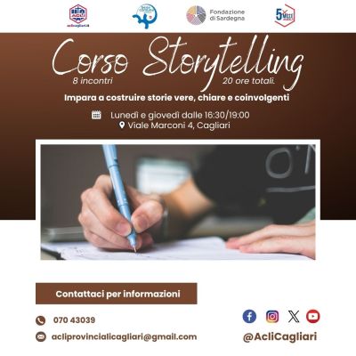 Corso Storytelling - Cagliari - Acli Cagliari (CA)