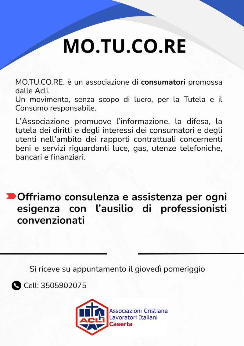 MO.TU.CO.RE - Caserta - Acli Caserta (CE)