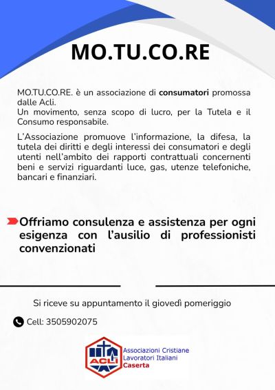 MO.TU.CO.RE - Caserta - Acli Caserta (CE)