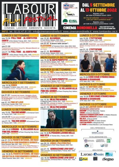 Labour Film Festival - Acli Lombardia
