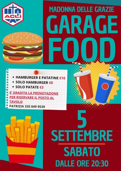 GARAGE FOOD - MADONNA DELLE GRAZIE (CN)