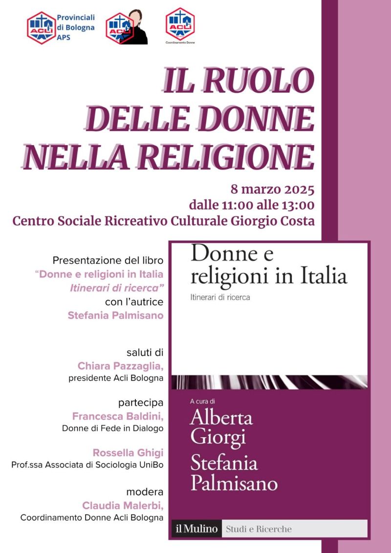 Il ruolo delle donne nella religione - Acli Bologna (BO)